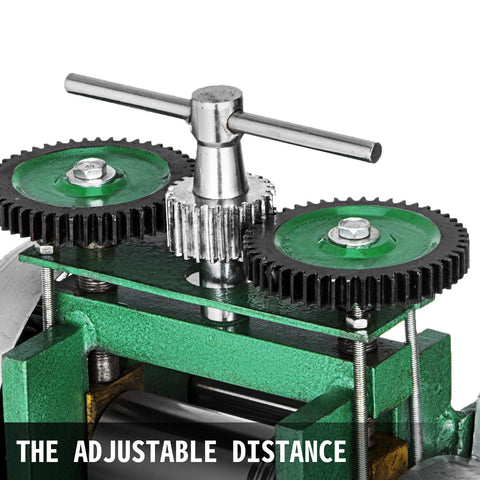 Combination Rolling Mill Machine Roller Width: 120 mm, Roller Diameter: 55 mm Rolling Mill Jewellery 85mm Roller Width Flat Rolling Manual Jewelry Press Tabletting Tool Jewelry DIY Tools