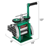 Combination Rolling Mill Machine Roller Width: 120 mm, Roller Diameter: 55 mm Rolling Mill Jewellery 85mm Roller Width Flat Rolling Manual Jewelry Press Tabletting Tool Jewelry DIY Tools