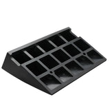 Rubber Curb Ramp 10.8 cm Rise Height Sidewalk Curb Ramp, 30 cm Width 50 cm Length Driveway Ramp for Curb, 15T Heavy Duty Rubber Ramp for Forklifts, Trucks, Buses, Cars, Wheelchairs, Bikes