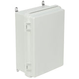 Outdoor Electrical Junction Box, 300 x 200 x 180 mm, ABS Plastic Electrical Enclosure Box with Hinged Cover Stainless Steel Latch, IP67 Dustproof Waterproof for Outdoor Electrical Projects