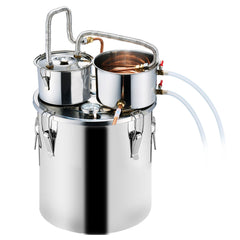 VEVOR Moonshine Still Water Alcohol Distiller 8Gal w/Thumper Keg & 8W Water Pump