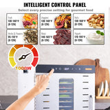 10 Trays Food Dehydrator Machine Stainless Steel 1000W Jerky Fruit Drying