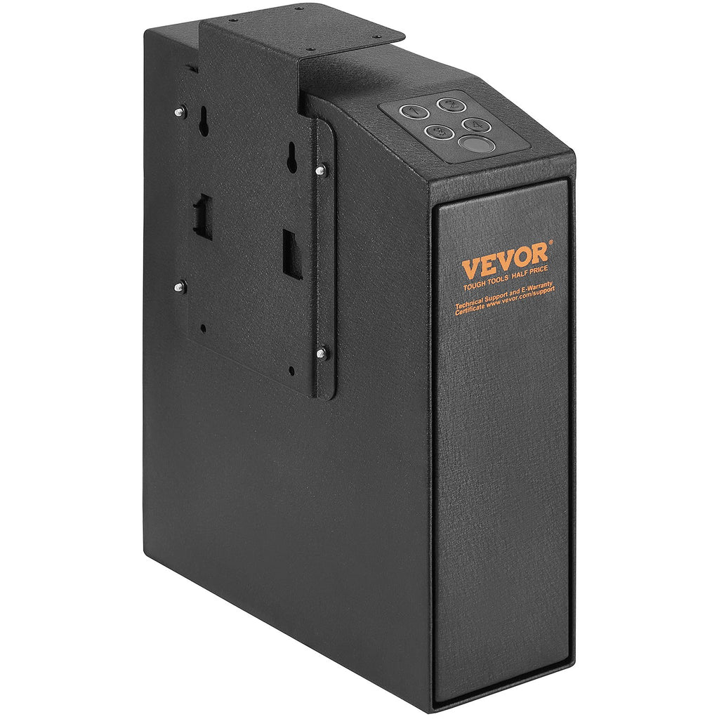 Mounted Gun Safe for Pistols Biometric Gun Safe 3 Access Ways 1 Pistol