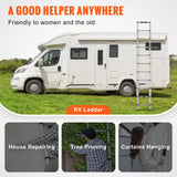 Telescoping Ladder Aluminum Extension Step 3.2 m Multi-purpose Portable