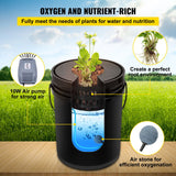 DWC Hydroponics Grow System Deep Water Culture 8 Buckets with Air Pump