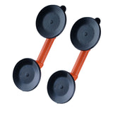 Glass Suction Cup, 119 mm 2 Pack 150 kg Load Capacity, Vacuum Suction Cup with Aluminum Handle, Heavy Duty Industrial Suction Cup Lifter Tool for Glass, Granite, Tile, Metal, Wood Panel Lifting