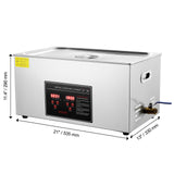 22L Ultrasonic Cleaner with Timer Heating Machine Digital Sonic Cleaner