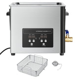 15L Ultrasonic Cleaner, Professional Ultrasonic Cleaner Machine with Cleaning Basket & Digital Display, 240W Stainless Steel 40kHz Industrial Cleaning Machine for Parts, Carburetors, Instruments