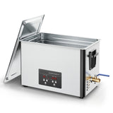 30L Ultrasonic Cleaner, Professional Ultrasonic Cleaner Machine with Cleaning Basket & Digital Display, 480W Stainless Steel 40kHz Industrial Cleaning Machine for Parts, Carburetors, Instruments