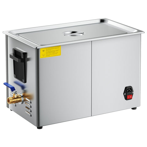 30L Ultrasonic Cleaner, Professional Ultrasonic Cleaner Machine with Cleaning Basket & Digital Display, 480W Stainless Steel 40kHz Industrial Cleaning Machine for Parts, Carburetors, Instruments