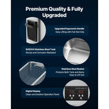 6L Ultrasonic Cleaner, Professional Ultrasonic Cleaner Machine with Cleaning Basket & Digital Display, 120W Stainless Steel 40kHz Cleaning Machine for Watches, Razors, Jewelry, Coins and More