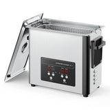 6L Ultrasonic Cleaner, Professional Ultrasonic Cleaner Machine with Cleaning Basket & Digital Display, 120W Stainless Steel 40kHz Cleaning Machine for Watches, Razors, Jewelry, Coins and More