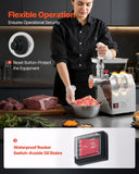 Commercial Electric Meat Grinder 4.5 Lbs/Min Sausage Stuffer Maker Kitchen