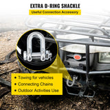 V Bridle Chain, 5/16 in x 2 ft Bridle Tow Chain, Grade 80 V-Bridle Transport Chain, 9260 Lbs Break Strength with TJ Hooks and Crab Hooks, Heavy Duty Pear Link Connector and Chain Shorteners