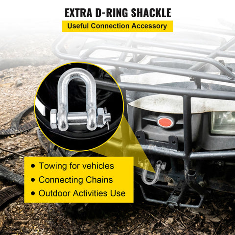 V Bridle Chain, 5/16 in x 2 ft Bridle Tow Chain, Grade 80 V-Bridle Transport Chain, 9260 Lbs Break Strength with TJ Hooks and Crab Hooks, Heavy Duty Pear Link Connector and Chain Shorteners
