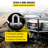 V Bridle Chain, 5/16 in x 2 ft Tow Chain Bridle, Grade 80 V-Bridle Transport Chain, 9260 Lbs Break Strength with TJ Hooks & Grab Hooks, Heavy Duty Pear Link Connector and Chain Shorteners