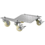 2 Pcs Tire Wheel Dollies 12"X16" Platform Size Wheel Car Dolly 3" Caster Wheel Dolly for Vehicle Car Auto Repair (2 Pcs)