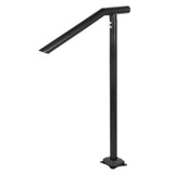 1-3 Step Handrail Railing for Steps Steel 150 kg Capacity with Screw Kit