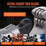 3PCS Tubing Cutter Set, 3/16"-2" O.D. Copper Pipe Cutter, 1/8"-7/8" O.D. Mini Tube Cutter and Deburring Tool, Heavy Duty Pipe Cutter Set for Copper, Aluminum, Stainless Steel, Plastic Pipes