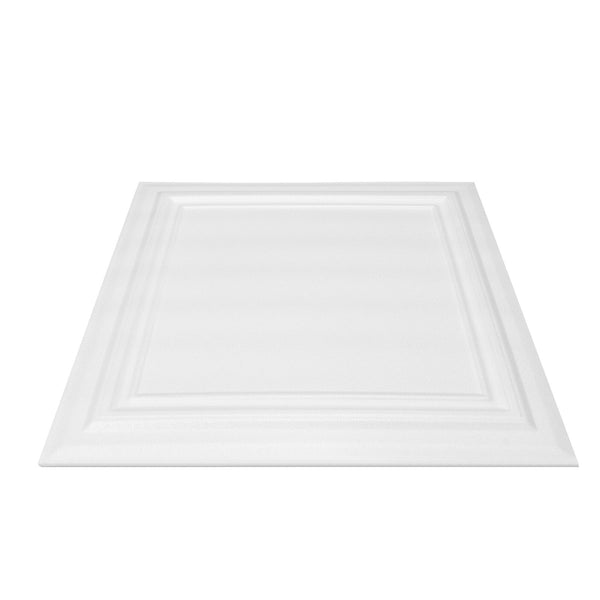 Ceiling Tiles 48-Pack 20 x 20 in Polystyrene Easy Installation Glue-up