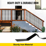Deck Balusters, 51 Pack Metal Deck Spindles, 32.25""x1"" Staircase Baluster with Screws, Iron Deck Railing for Wood and Composite Deck, Stylish Baluster for Outdoor Stair Deck Porch