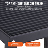 Plyometric Jump Boxes, 12/18/24 Inch Plyo Box, Platform and Jumping Agility Box, Anti-Slip Fitness Exercise Step Up Box Set for Home Gym Training, Conditioning Strength Training, Black