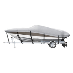 VEVOR Boat Cover 600D Waterproof 23-24 ft Boat Cover V-Hull Tri-Hull Runabout