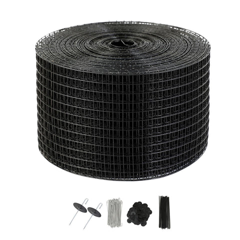 8in x 100ft Solar Panel Bird Guard Critter Guard Roll Kit 100pcs Fasteners