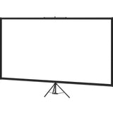 Tripod Projector Screen with Stand 80 inch 16:9 4K HD Projection Screen Stand Wrinkle-Free Height Adjustable Portable Screen for Projector Indoor & Outdoor for Movie, Home Cinema, Gaming, Office