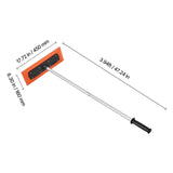 VEVOR Snow Roof Rake, 1.2m Long Reach Car Roof Snow Scraper, 45cm Foam Blade for No Scratches, Non-Slip Handle, Lightweight Snows Removal Tool for Vehicle Garage Rooftop Leaves Debris Clearing