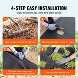 Driveway Fabric, 1*50m Non Woven Geotextile Fabric, Heavy Duty Garden Weed Barrier Fabric, 4.43OZ Landscape Fabric, French Drains Drainage Fabric, Ground Cover Weed Control Fabric,3.28 x 164 ft