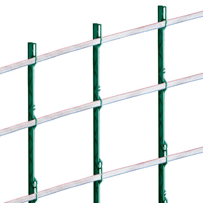 Electric Fence Tape, 1640Ft 500M Polytape Fencing Hot Wire, 3/4" Width 6 Stainless Steel Strands for Reliable Conductivity, UV & Rust Resistance, Portable Polywire for Horse Cattle Livestock