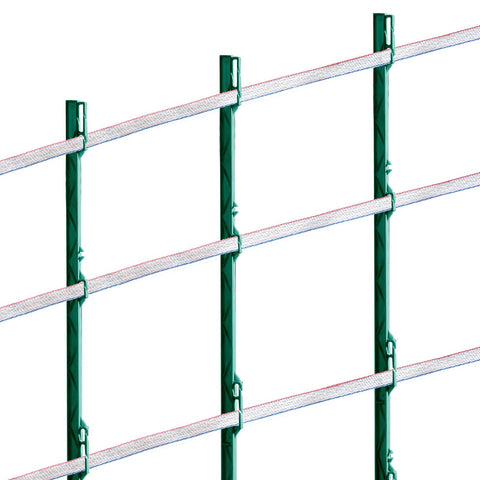 Electric Fence Tape, 1640Ft 500M Polytape Fencing Hot Wire, 3/4" Width 6 Stainless Steel Strands for Reliable Conductivity, UV & Rust Resistance, Portable Polywire for Horse Cattle Livestock