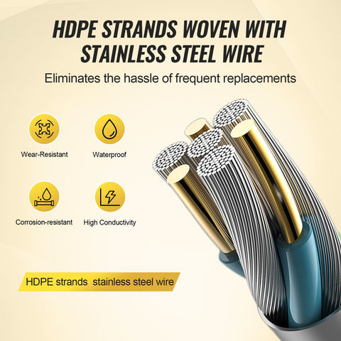 Electric Fence Tape, 1640Ft 500M Polytape Fencing Hot Wire, 3/4" Width 6 Stainless Steel Strands for Reliable Conductivity, UV & Rust Resistance, Portable Polywire for Horse Cattle Livestock