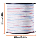 Electric Fence Tape, 1640Ft 500M Polytape Fencing Hot Wire, 3/4" Width 6 Stainless Steel Strands for Reliable Conductivity, UV & Rust Resistance, Portable Polywire for Horse Cattle Livestock