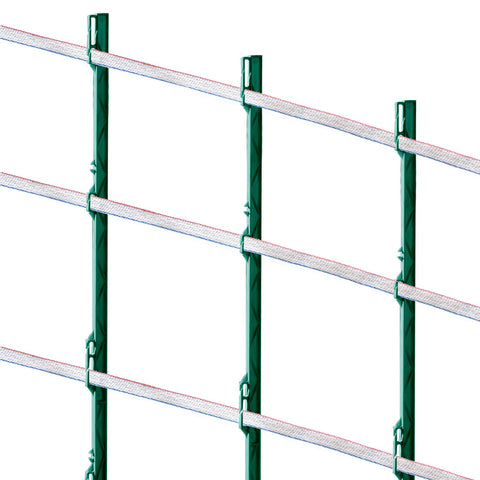 Electric Fence Tape, 1640Ft 500M Polytape Fencing Hot Wire, 3/4" Width 6 Stainless Steel Strands for Reliable Conductivity, UV & Rust Resistance, Portable Polywire for Horse Cattle Livestock