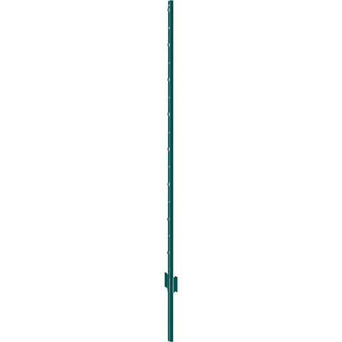 5 Feet Fence Post 10 Pack T-Post Heavy Duty Metal Fence Posts Green