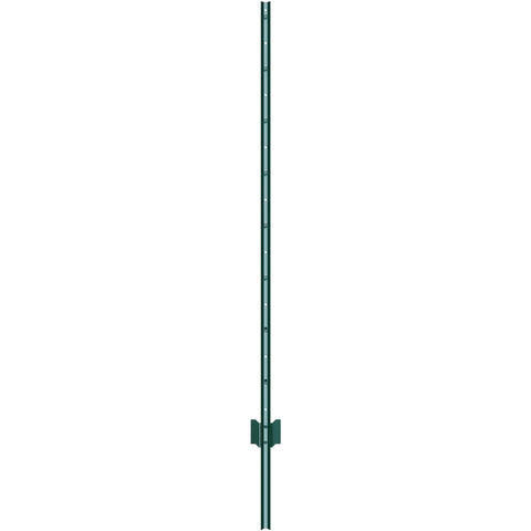 5 Feet Fence Post 10 Pack T-Post Heavy Duty Metal Fence Posts Green