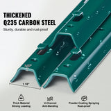 6 Feet Fence Post 6 Pack T-Post Heavy Duty Metal Fence Posts Green