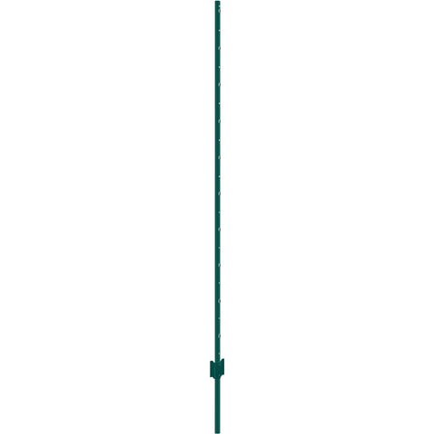 6 Feet Fence Post 6 Pack T-Post Heavy Duty Metal Fence Posts Green