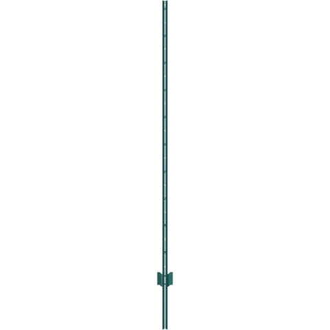 6 Feet Fence Post 6 Pack T-Post Heavy Duty Metal Fence Posts Green