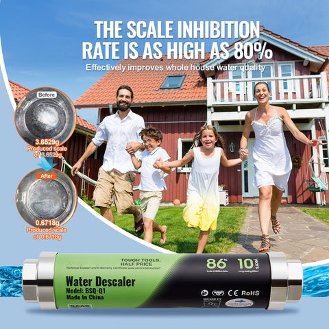 Whole House Salt Free Descaler Physical Scale Descaler System SAAS Alloy