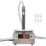 Liquid Filling Machine, 30-15000 g Weighing Capacity, Automatic Bottle Filler Machine Bottling Machine Digital Control for Milk, Water, Oil, Wine, Beverage, Detergent, Shampoo (Single Nozzle)