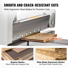 VEVOR Floor Cutter 330mm, Cuts Vinyl Plank, Laminate, Engineered Hardwood, Siding, 12mm Cutting Depth Effortless And Easy Cutting, Vinyl Plank Cutter for LVP, WPC, SPC, LVT, VCT, PVC, and More