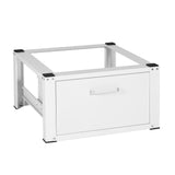 Laundry Pedestal 686mmmW x 366mmH, Washer And Dryer Base Stand Platform Universal Fit 299kg Capacity, Heavy Duty Multi-Functional Base for Washing Machine with Drawer & Rich Accessories