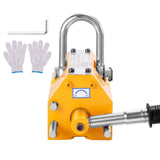 Magnetic Lifter, 300 kg Pulling Capacity, 2.5 Safety Factor, Neodymium & Steel, Lifting Magnet with Release, Permanent Lift Magnets, Heavy Duty Magnet for Hoist, Shop Crane, Block, Board