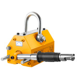 Magnetic Lifter, 300 kg Pulling Capacity, 2.5 Safety Factor, Neodymium & Steel, Lifting Magnet with Release, Permanent Lift Magnets, Heavy Duty Magnet for Hoist, Shop Crane, Block, Board