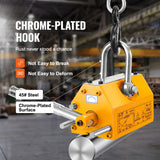 Magnetic Lifter, 400 kg/880 lbs Pulling Capacity, 2.5 Safety Factor, Neodymium & Steel, Lifting Magnet with Release, Permanent Lift Magnets, Heavy Duty Magnet for Hoist, Shop Crane, Block, Board