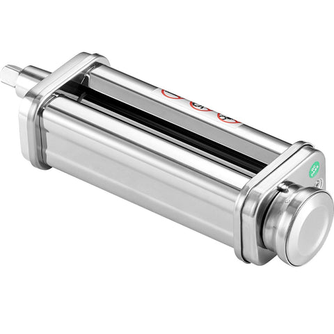 Pasta Attachment for KitchenAid Stand Mixer, Stainless Steel Pasta Sheet Roller Attachment, Pasta Maker Machine Accessory with 8 Adjustable Thickness Knob, KitchenAid Pasta Attachment by VEVOR