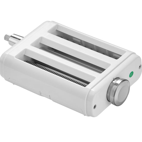 Pasta Attachment for KitchenAid Stand Mixer, 3-IN-1 Stainless Steel Pasta Roller Cutter Set Including Pasta Sheet Roller, Spaghetti and Fettuccine Cutter, 8 Adjustable Thickness Knob Pasta Maker